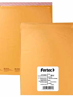 Sobre de burbuja Fortec 21.59 x 30.48 cm