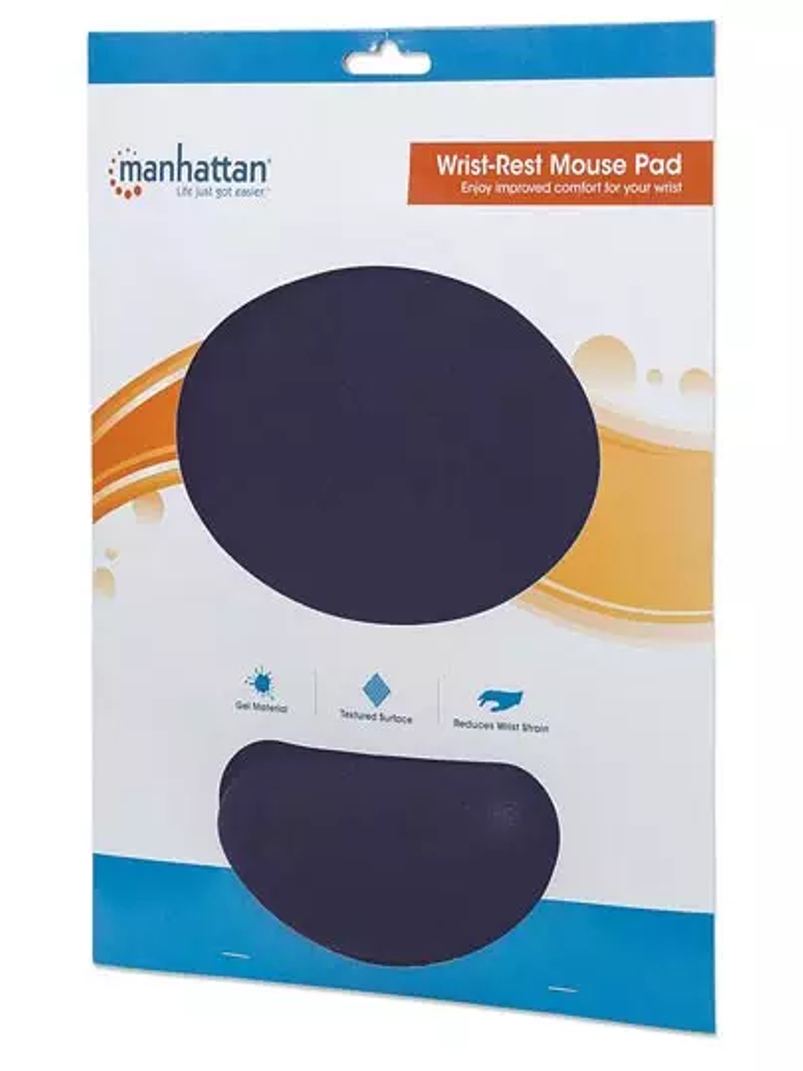 Mousepad Manhattan ergonomico azul 1