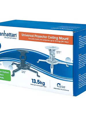 Soporte Manhattan proyector p/techo a 13