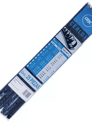 Gusano cerlox GBC plástico negro 3/8 