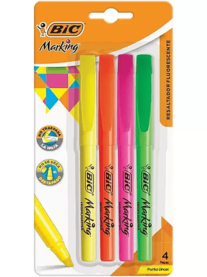 Resaltador BIC Brite Liner color surtido