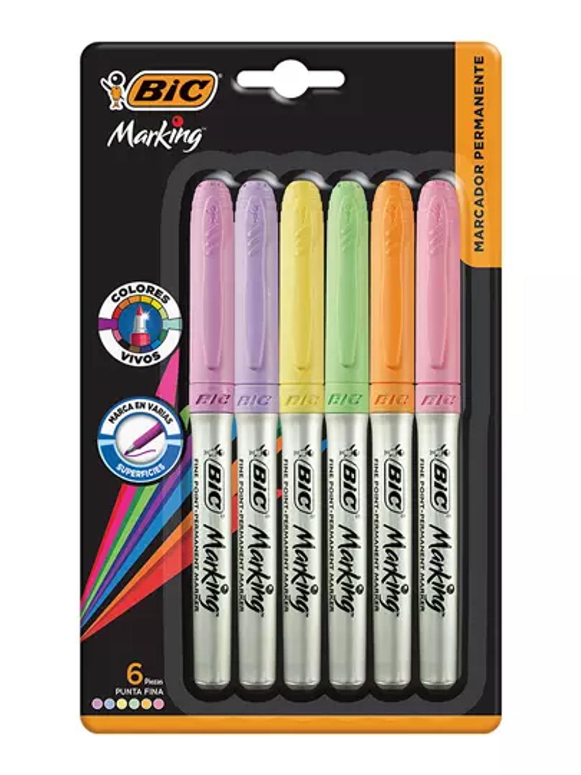 Marcador permanente BIC Marking blíster 1
