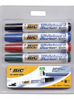 Marcadores para pizarrón blanco BIC Mark