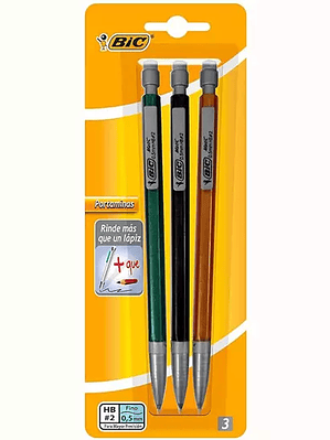 Lapicero BIC mina 0.5 mm blíster con 3 p