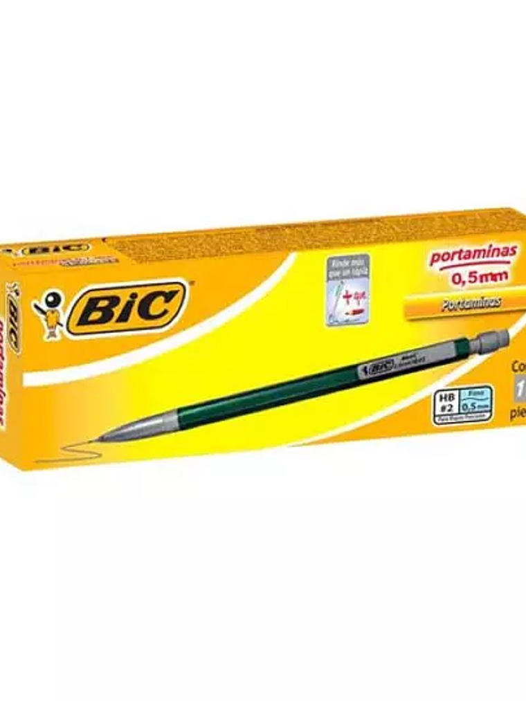 Lapicero BIC mina 0.5 mm caja con 12 pie 1