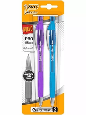 Lapicero BIC Velocity 0.7 mm blíster con