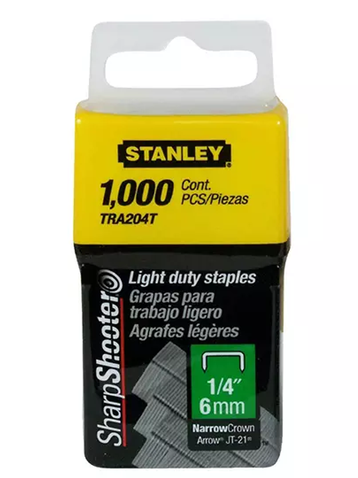 Grapas de 1/4 Bostitch uso ligero caja c 1