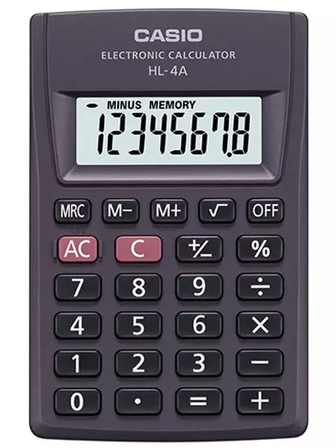 Calculadora básica 8 dígitos CASIO  bási 1