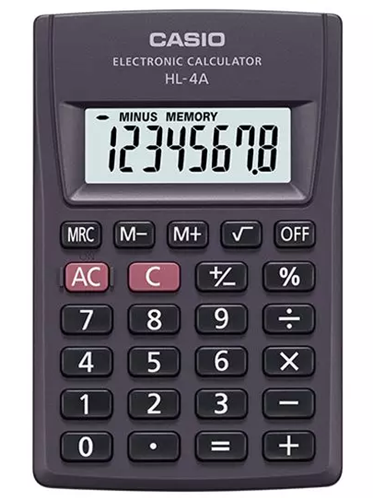 Calculadora básica 8 dígitos CASIO  bási 1