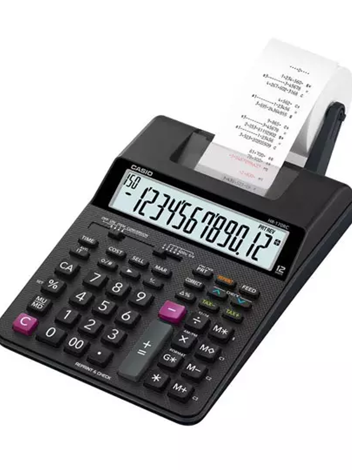 Sumadora 12 dígitos CASIO 2.0 líneas por 1