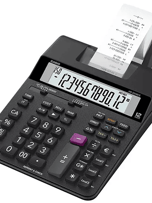 Sumadora 12 dígitos CASIO 2.0 líneas por