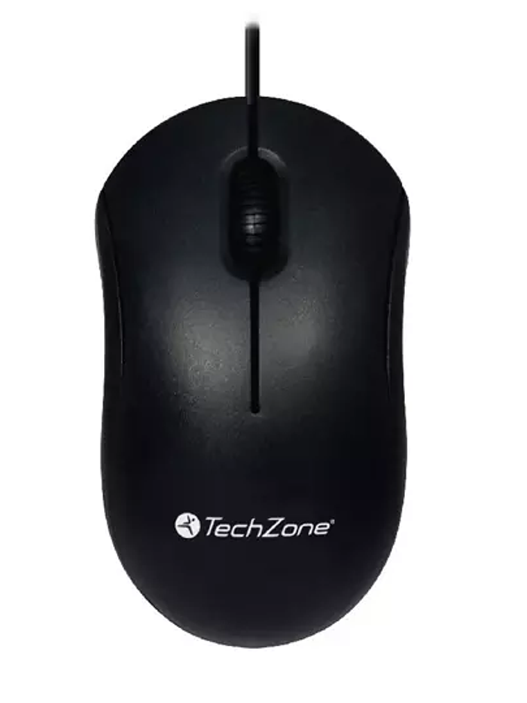 MOUSE USB ALÁMBRICO (NEGRO) 1