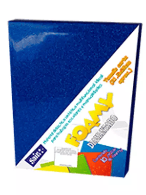 Foamy  diamantado saira tamaño carta  az