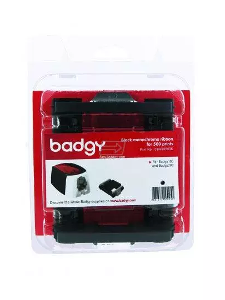 Ribbon Monocromo Negro 1