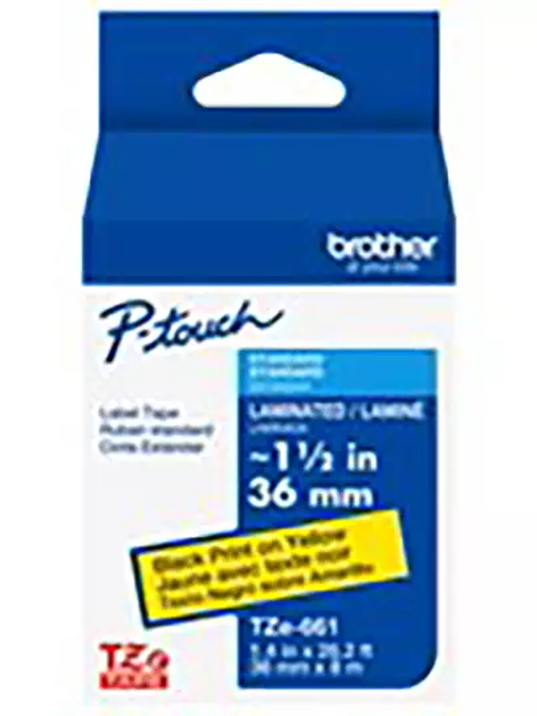 Cinta laminada con texto negro sobre fon 1