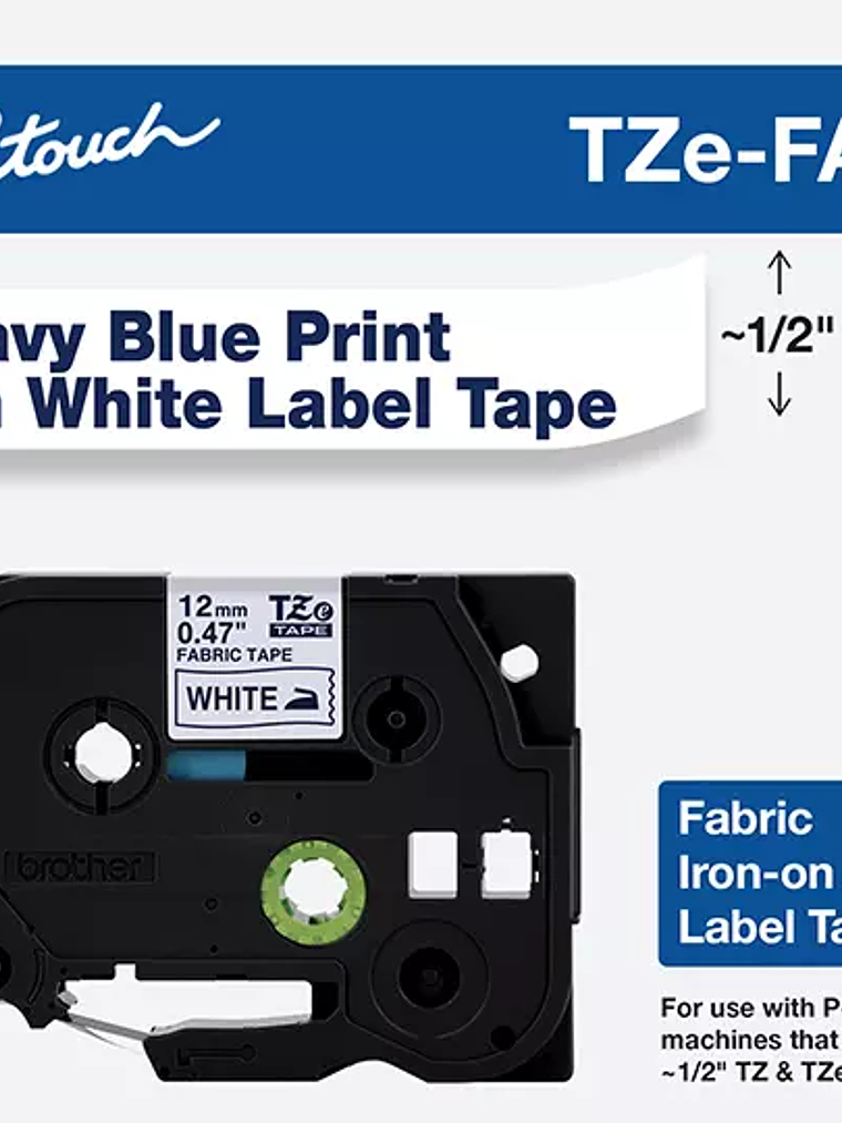 CINTA Brother TZEFA3 azul marino sobre b 1