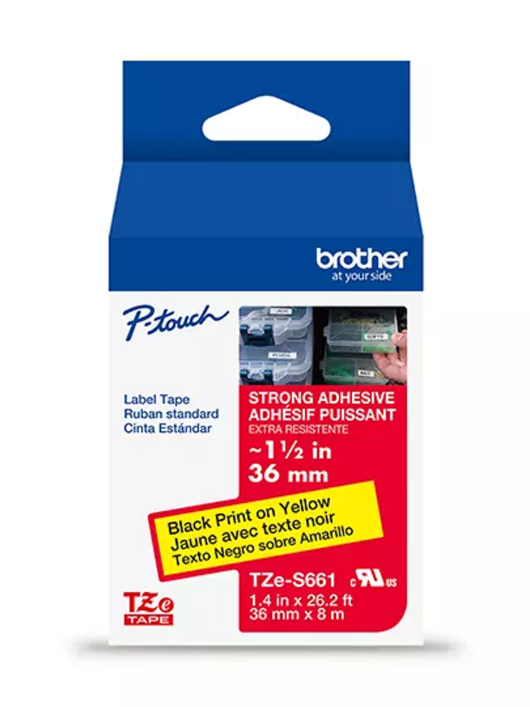 LM-Cinta Brother color negro sobre amari 1