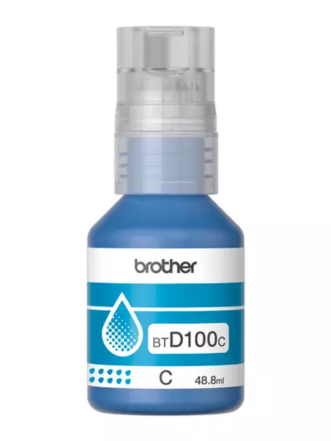 Botella de tinta Brother BTD100C de la s 1