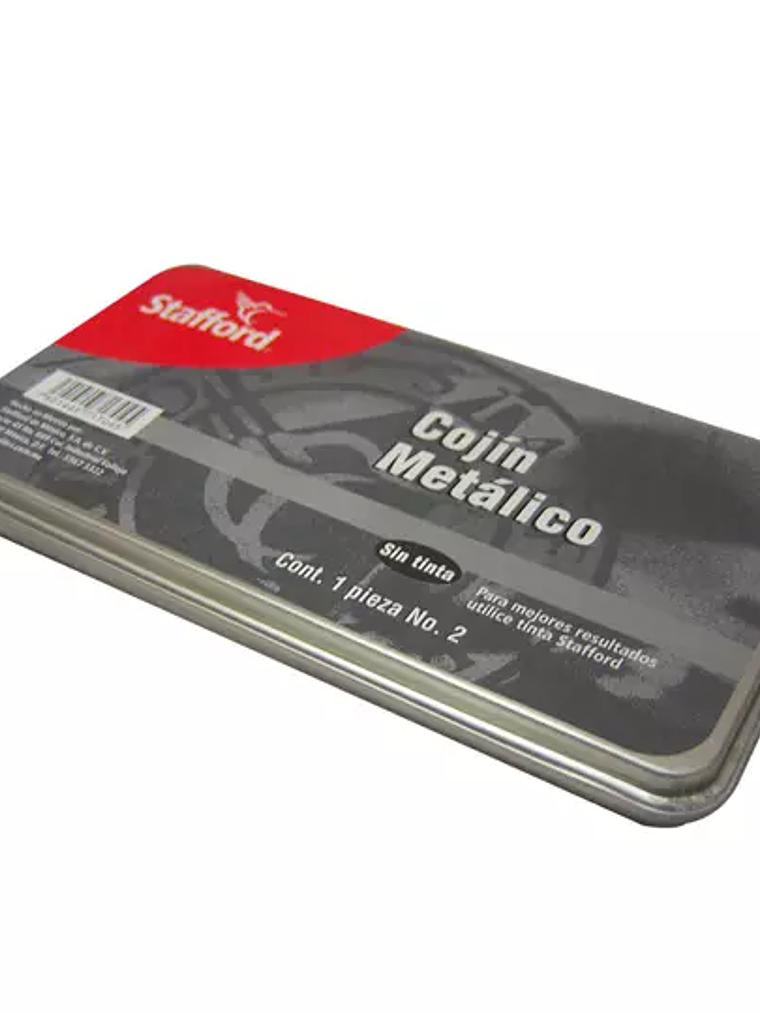 Cojín para sello Stafford estuche metáli 1