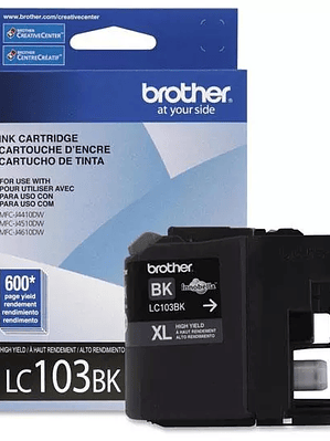 Cartucho brother de tinta negra LC103BK
