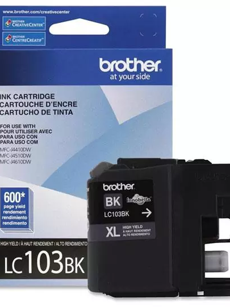 Cartucho brother de tinta negra LC103BK 1