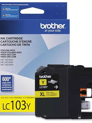 Cartucho brother de tinta amarilla LC103