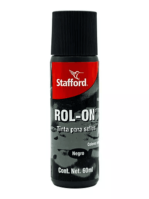 Tinta para sello Stafford color negro si