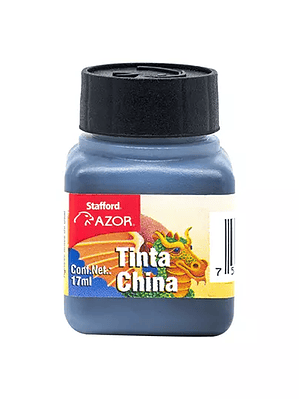 Tinta china Stafford color negro 17 ml.
