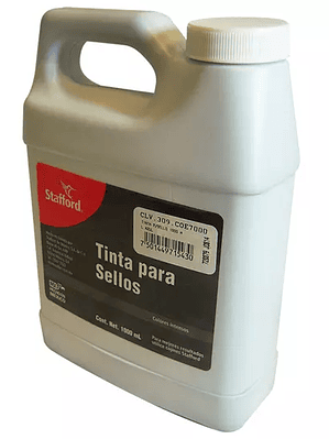 Tinta para sello Stafford color azul 100