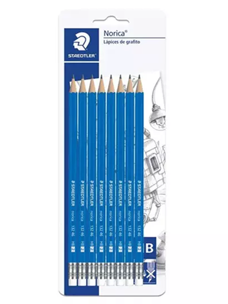 Lápiz de grafito Staedtler hexagonal Nor 1