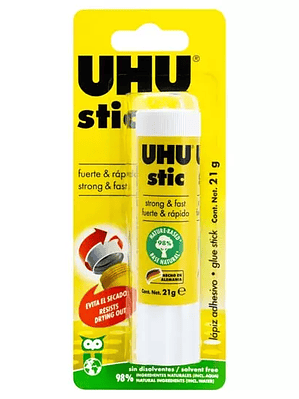 LM-Lápiz adhesivo UHU Stic de 21 g, blís