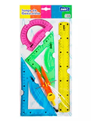 JUEGO DE GEOMETRIA SAIRA FLEXIBLE GRANDE