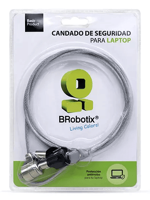 Candado de llave Brobotix para laptop