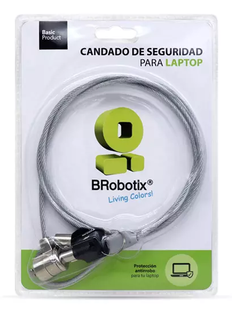 Candado de llave Brobotix para laptop 1