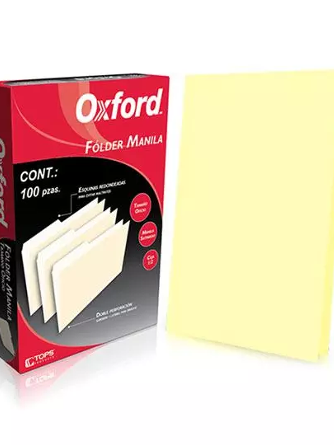 Folder manila Oxford oficio color amaril 1