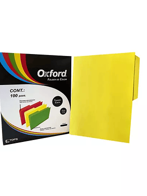 Folder de color Oxford carta color amari