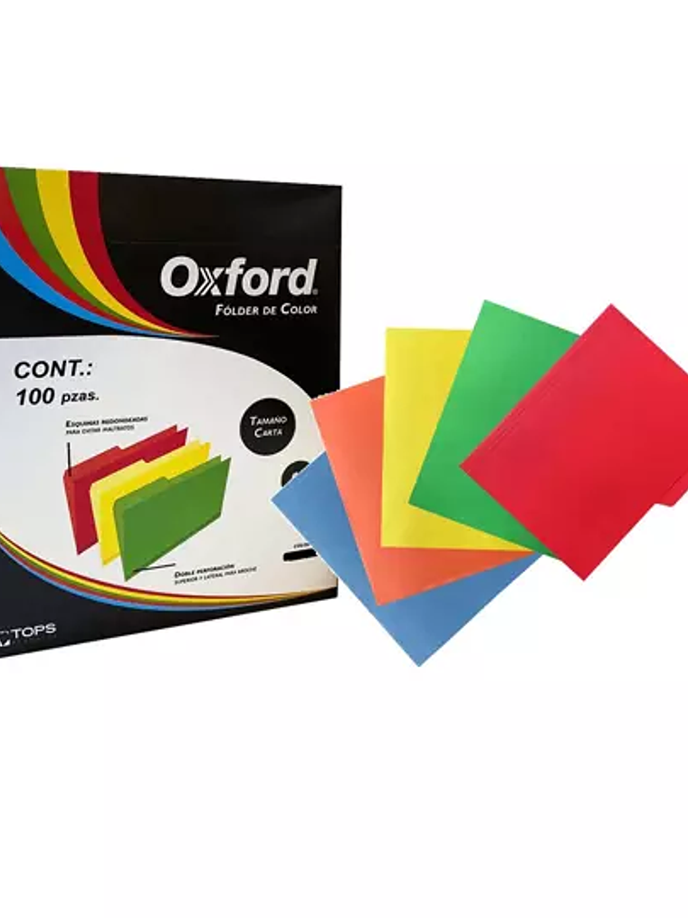 Folder de color Oxford carta colores sur 1
