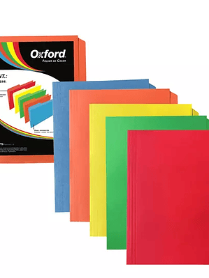 Folder de color Oxford carta colores sur
