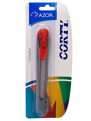 Cutter Corty 3000 chico de 9 mm blíster