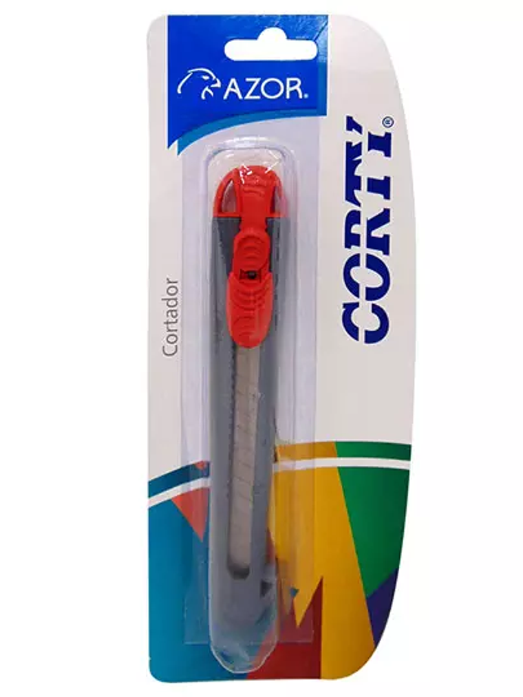 Cutter Corty 3000 chico de 9 mm blíster 1