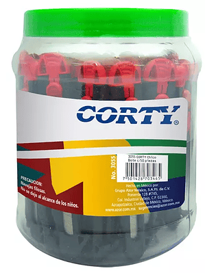 Cutter Corty 3000 chico de 9 mm bote con