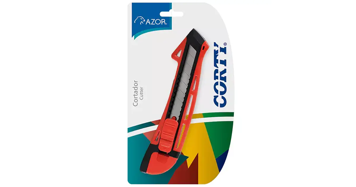 Cutter Corty grande 18 mm punta flecha b