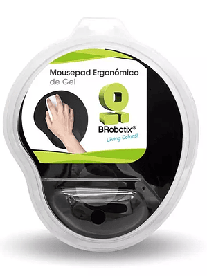 Mousepad Brobotix gel color negro
