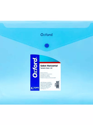 Sobre porta documentos horizontal Oxford