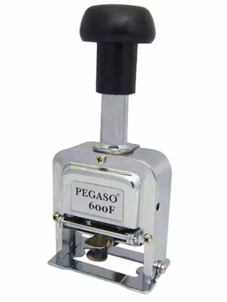 Foliador cromado Pegaso 6 dígitos 1