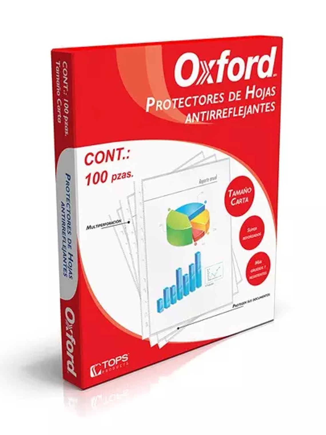 Protector de hojas Oxford carta antirref 1