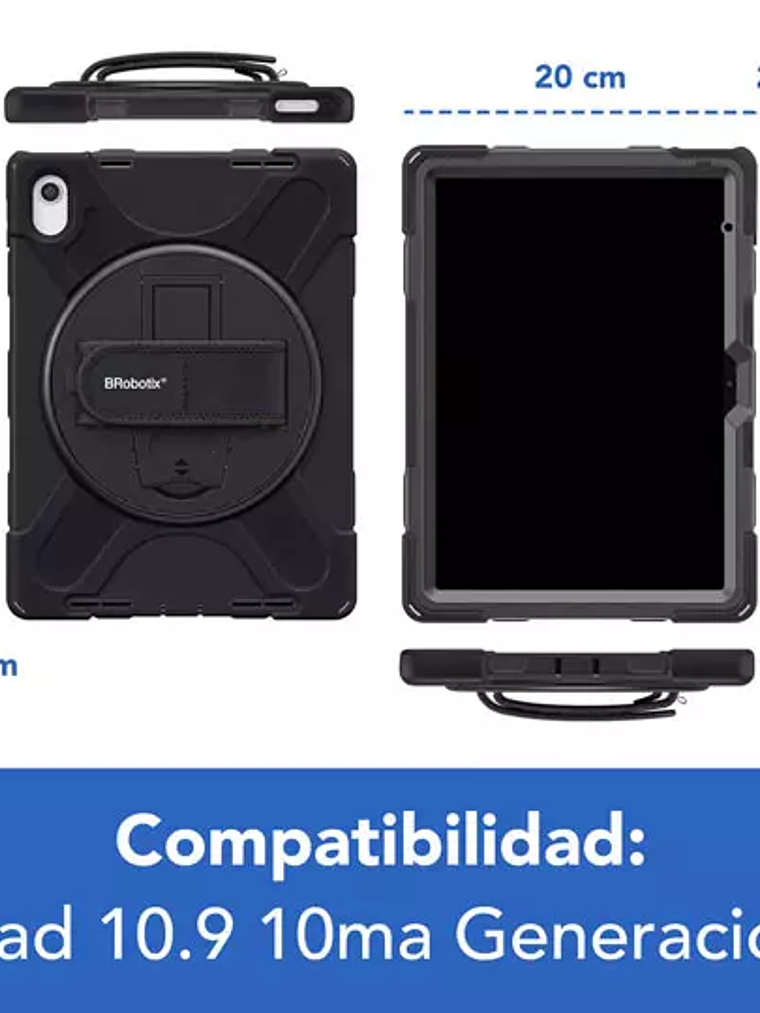 Funda Brobotix protector uso rudo iPad 1 1