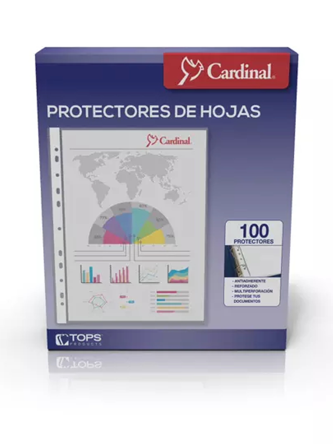 Protector de hojas Cardinal carta antirr 1