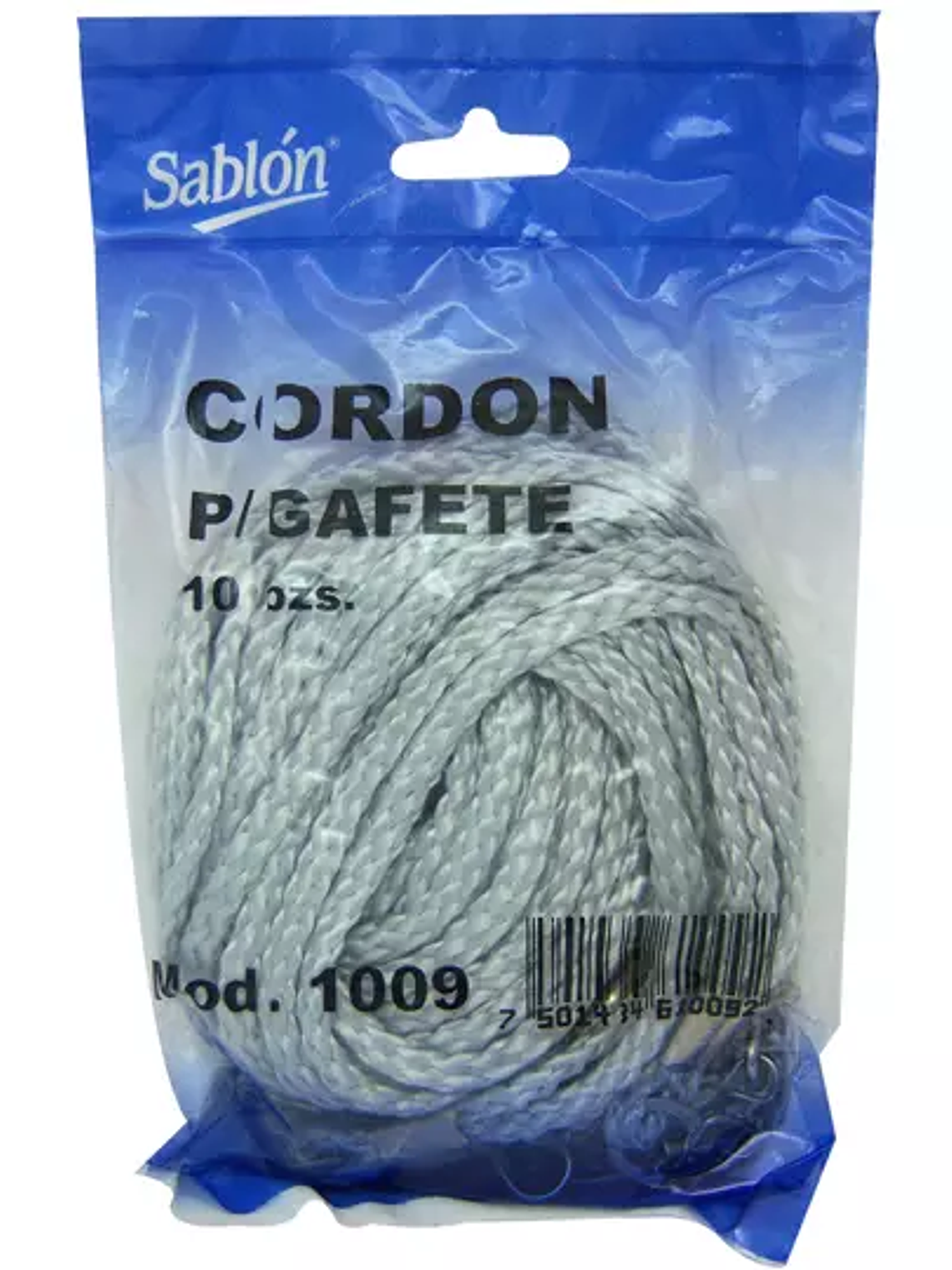 Cordón para gafete Sablón color gris 1