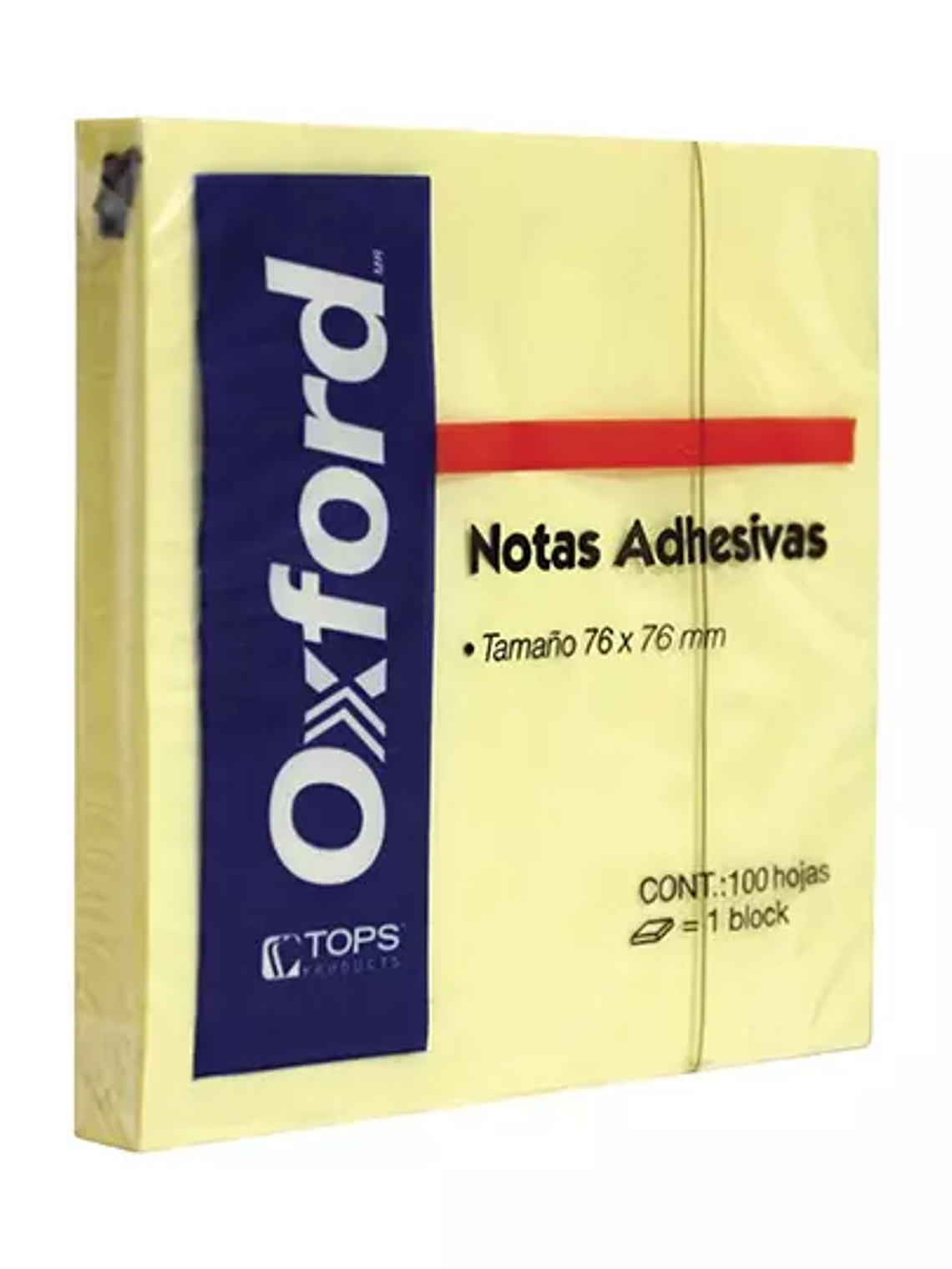 Notas adhesivas Oxford color amarillo 3